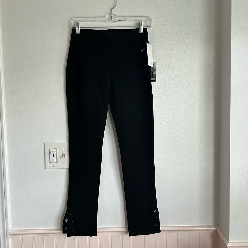 NWT Karen Kane Black Ponte Leggings Pants Skinny Classic Capsule Office Timeless